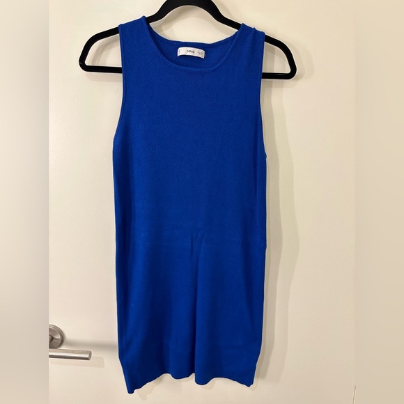 Mango Blue Mini Tank Dress - Picture 1 of 3